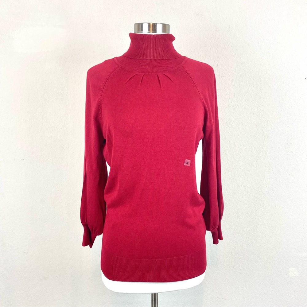 Express Red Turtleneck Sweater